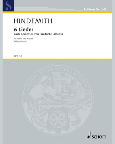 6 Lieder — Paul Hindemith