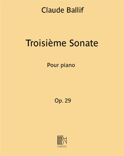 Sonata No. 3, op. 29 — Claude Ballif