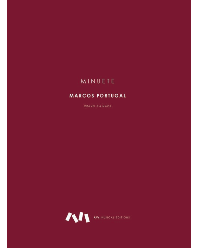 Minuet for Harpsichord Four Hands — Marcos Portugal