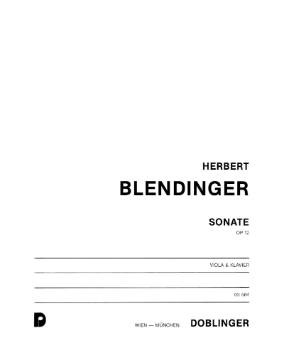 Sonata — Herbert Blendinger