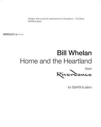 Home and the Heartland (from 'Riverdance') — Bill Whelan