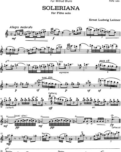 Soleriana — Ernst Ludwig Leitner