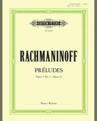 Preludes op. 3 Nr. 2 - 10 Preludes op. 23 — 拉赫玛尼诺夫