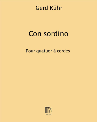 Con sordino — Gerd Kühr