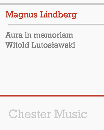 Aura in memoriam Witold Lutosławski — 林德贝里