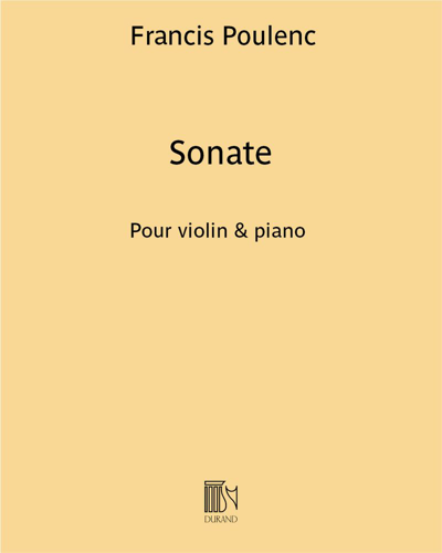 Sonate — 普朗克