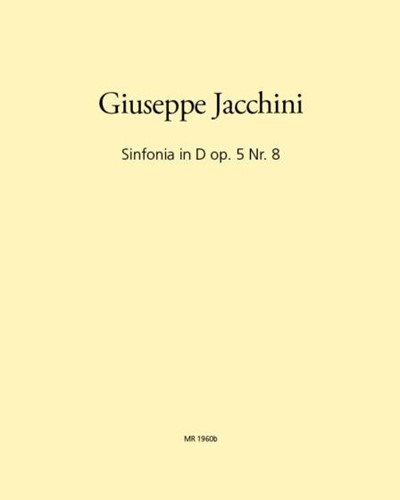 Sinfonia in D op. 5 Nr. 8 — Giuseppe Maria Jacchini