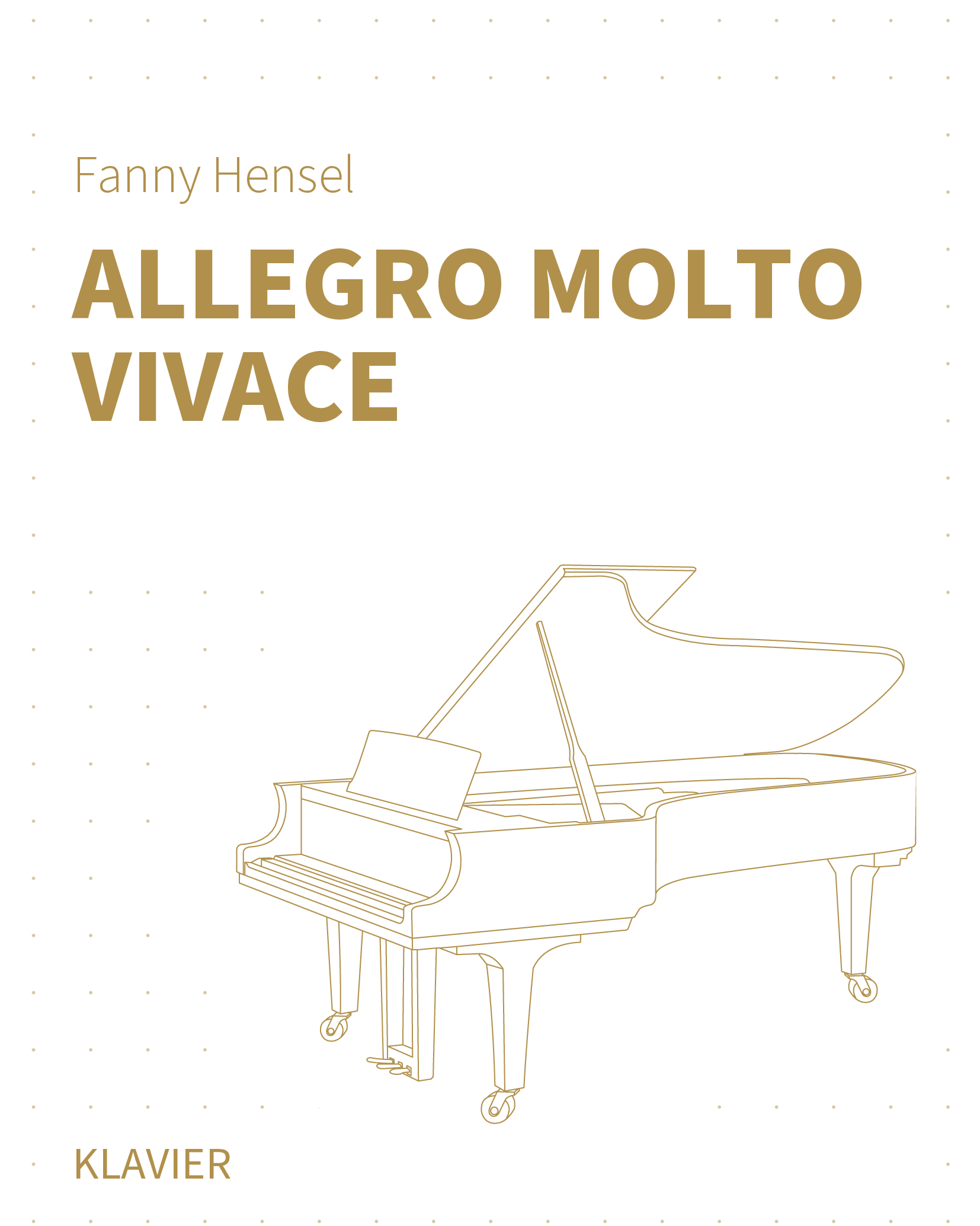 Allegro molto vivace (No. 4 from '4 Lieder, op. 2') — 范妮·门德尔松