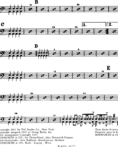 Alexander's Ragtime Band — 欧文·柏林