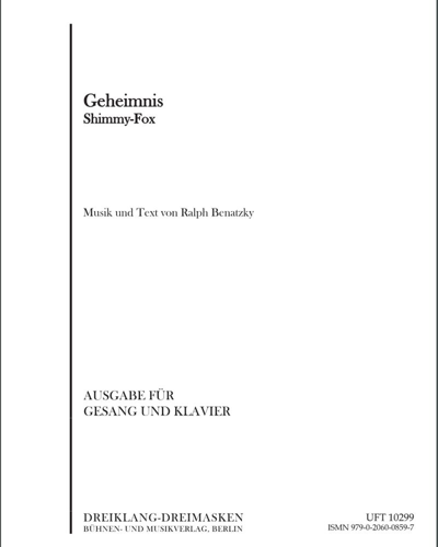 Geheimnis — Ralph Benatzky