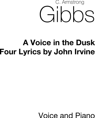 A Voice in the Dusk — Cecil Armstrong Gibbs