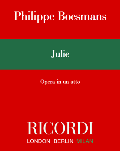 Julie - English Version — Philippe Boesmans