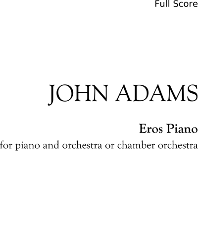 Eros Piano — John Adams