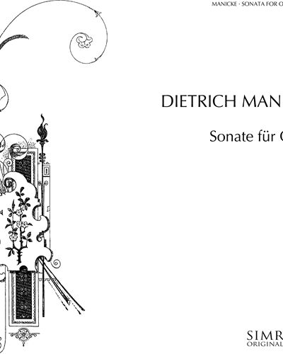 Organ Sonata — Dietrich Manicke