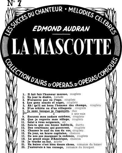 La Mascotte (No. 7 Duo des Dindons) — Edmond Audran