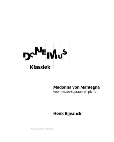 Madonna von Mantegna — Henk Bijvanck