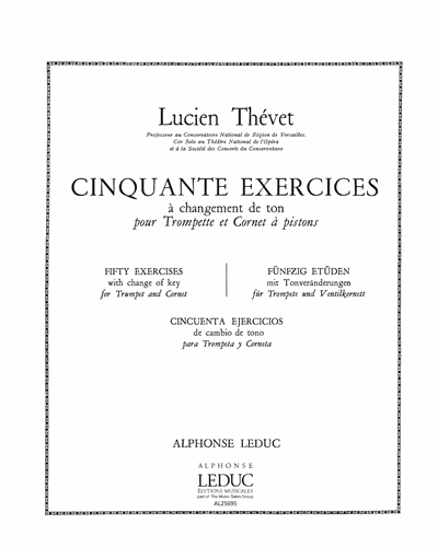 Fifty Exercises with Change of Key — Lucien Thévet