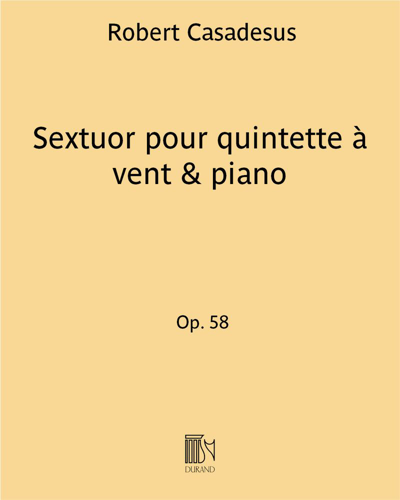 Sextuor, op. 58 — 卡扎德絮