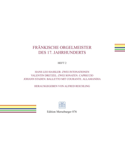 Franconian Orgelmasters of the 17th century, Book 2 — Hans Leo Hassler
