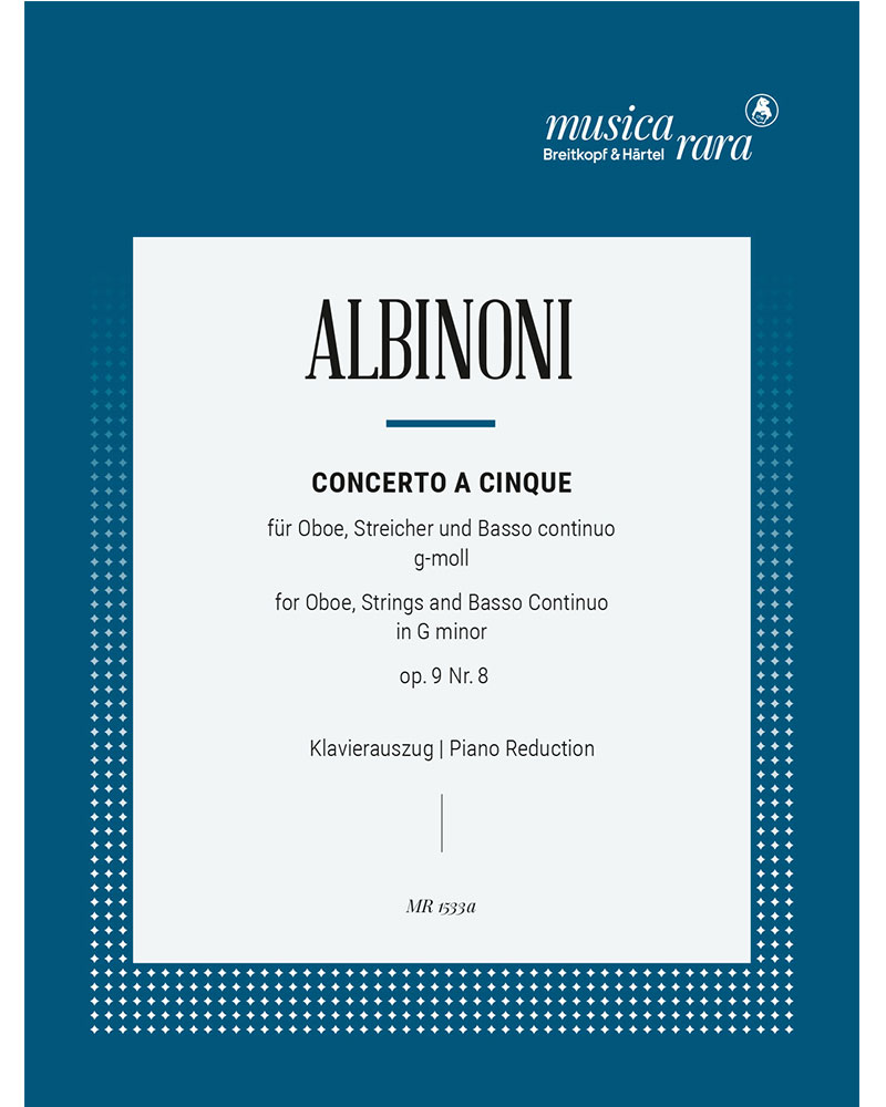 Concerto à Cinque in G minor, op. 9/8 — Tomaso Albinoni