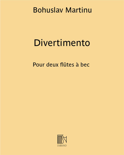 Divertimento, H. 365 — 马丁努