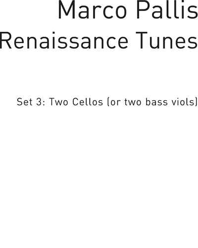 Renaissance Tunes Set 3 — Marco Pallis