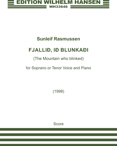 The Mountain who Blinked — Sunleif Rasmussen