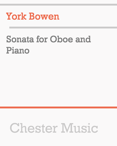 Sonata, op. 85 — 约克·鲍文
