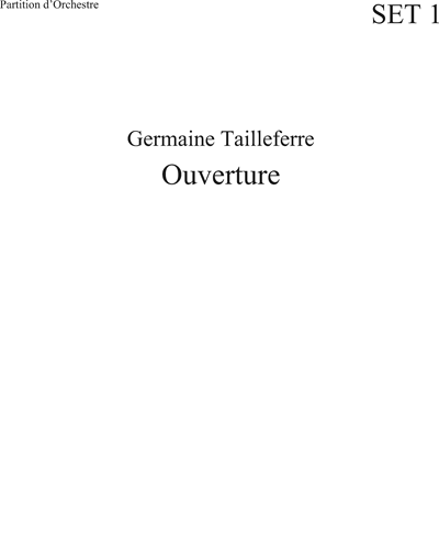Overture — 塔耶费尔