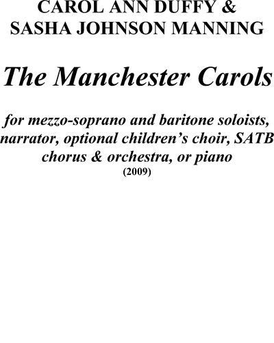 The Manchester Carols (Children's Choir Score) — Sasha Johnson Manning