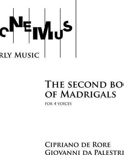 The Second Book of Madrigals — Cipriano De Rore