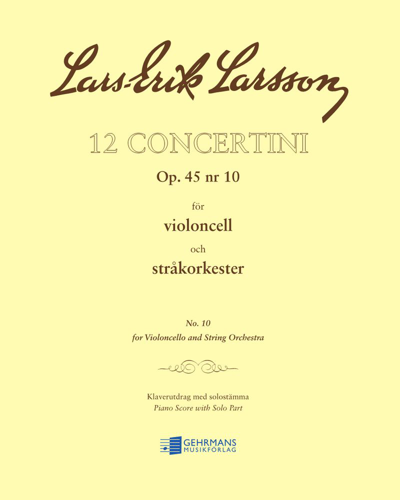 Concertino No. 10, op. 45/10 — Lars-Erik Larsson