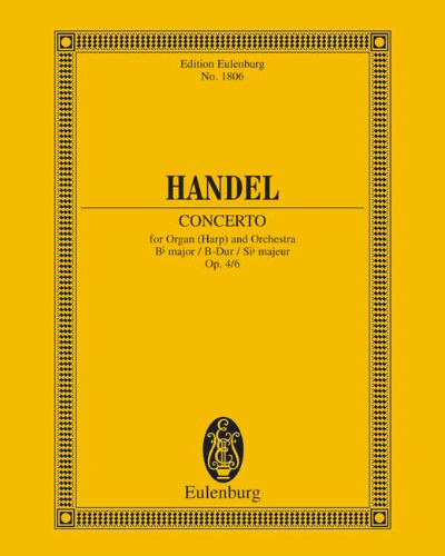 Organ Concerto No. 6 in B major, op. 4/6, HWV 294 — 亨德尔