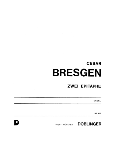 Two Epitaphs — Cesar Bresgen