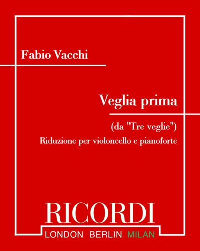 Veglia prima (from 'Tre veglie') — Fabio Vacchi