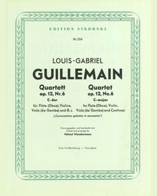Quartet in C major — Louis-Gabriel Guillemain