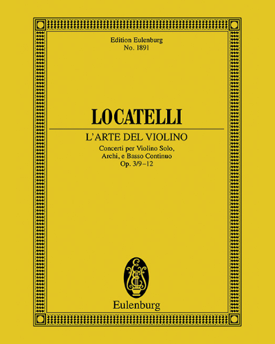 L'Arte del Violino, op. 3 — Pietro Locatelli
