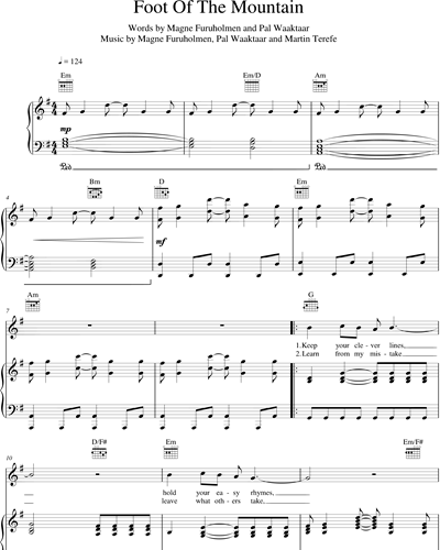 Foot Of The Mountain — A-Ha