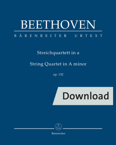 String Quartet in A minor, op. 132 — 贝多芬