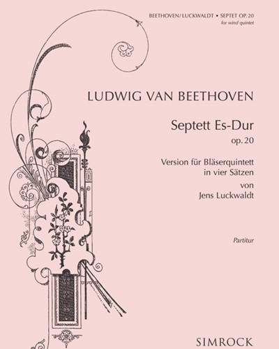 Septet in E-flat, op. 20 [Version for Wind Quintet] — 贝多芬