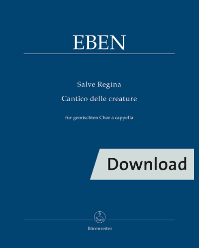 Salve regina / Cantico delle creature — Petr Eben