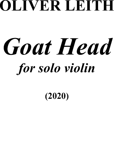 Goat Head — Oliver Leith