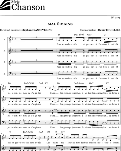 Mal ô mains — Stéphane Sanseverino