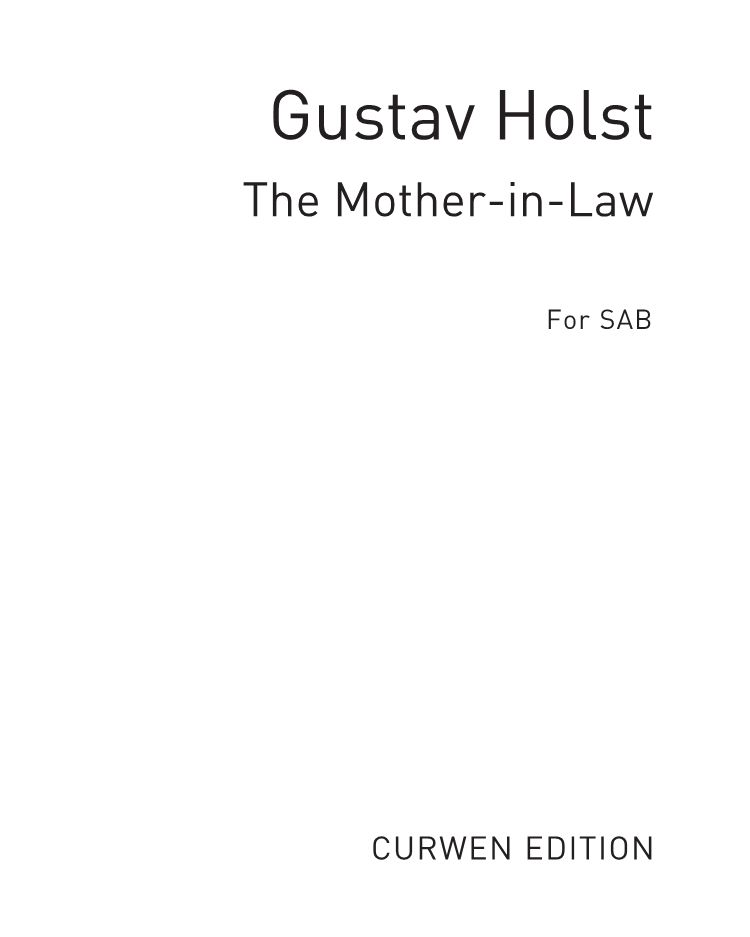 The Mother-in-Law — 霍尔斯特