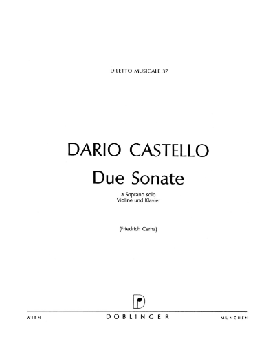 Due Sonate — Dario Castello