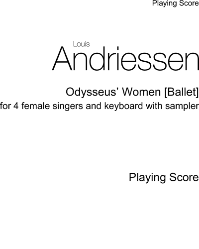 Odysseus' Women [Ballet] — 路易斯·安德里森