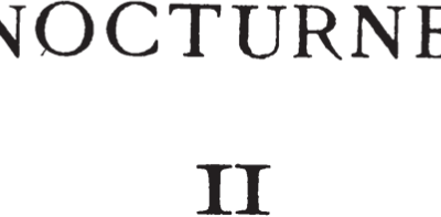 Nocturnes No. 2 — Bohuslav Martinů