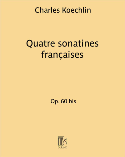 Quatre sonatines françaises (Extract No. 2), op. 60 bis — 夏尔·凯什兰