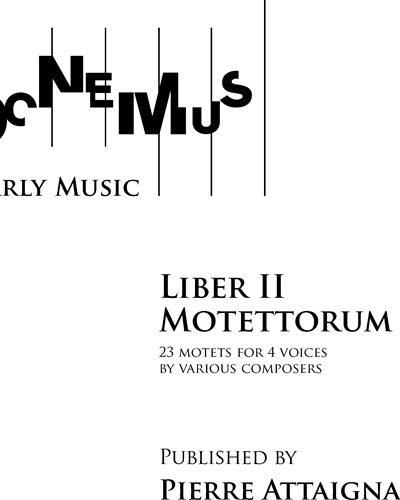 Liber II Motettorum — Pierre Attaignant