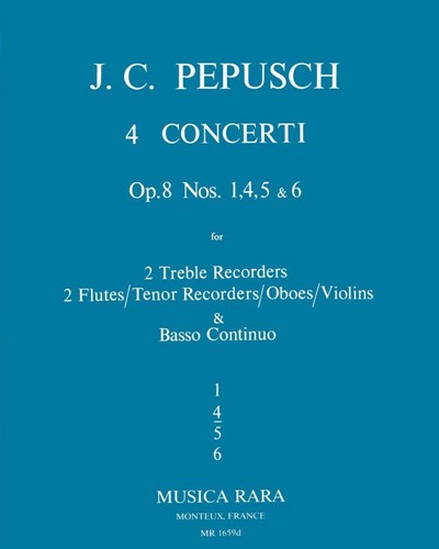 Concerti op. 8 — 约翰·克里斯多夫·佩普施